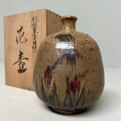 Japanese Vintage Vase 1860~70 幕末_花器_東北窯 Japanese Vintage Vase 1860~70 幕末_花器_東北窯