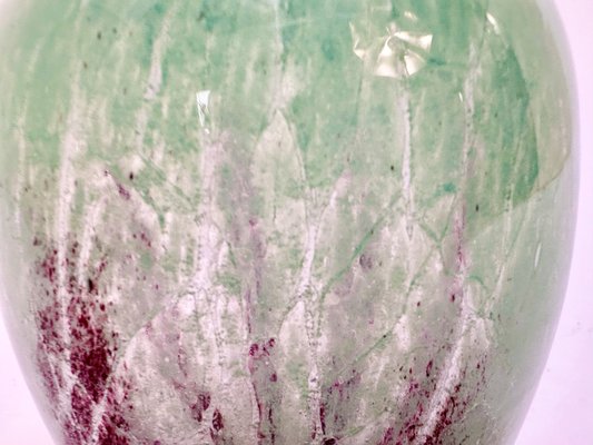 1960s Czech Art Glass Vase Sklo Union Alexandrit design by