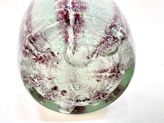 Art Deco Glass Vase by Karl Wiedmann for WMF Ikora, Germany, 1930s