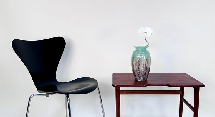 Art Deco Glass Vase by Karl Wiedmann for WMF Ikora, Germany