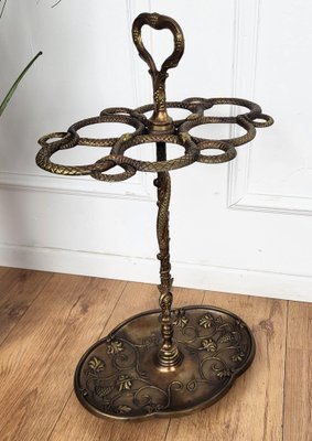 Gardenised Gusseisen-Schirmständer – Rund, Bronzefarben, 9 Kg, 43,8 Cm Durchmesser, Für Terrasse & Balkon