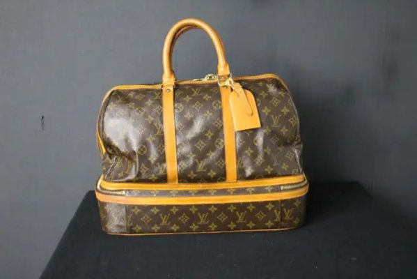 Sac Sport Sac Louis Vuitton Chrome Large Bag With Double