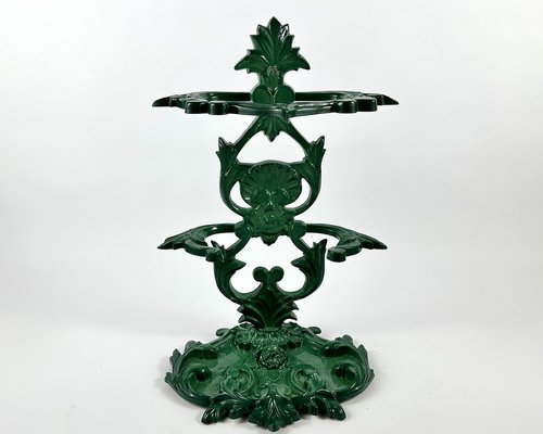 Victorian Style Umbrella Stand and Hat Rack in Cast Iron, France