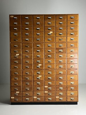 Large Vintage Pharmacy Chest of Drawers, 1960s for sale at Pamono
