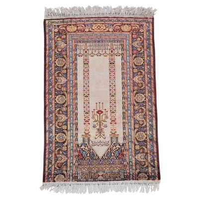 Tapis ancien Turkish Silk Rugs tappeto antico Turco alfombras Türkisch Teppich