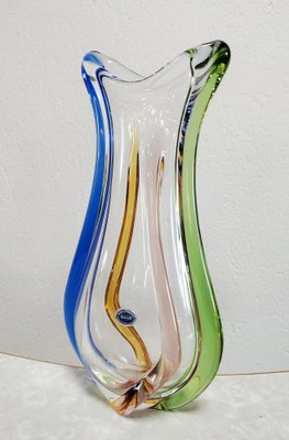 Rhapsody Vase attributed to František Zemek for Sklo Glass Factory