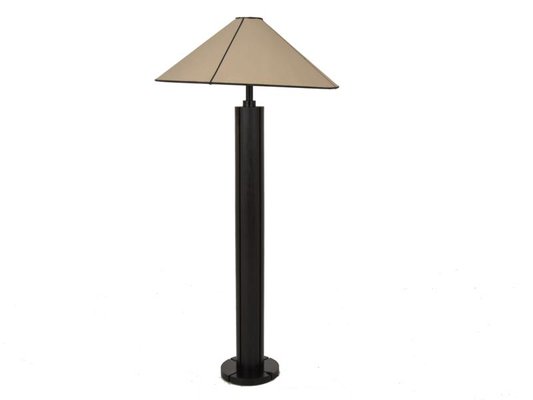 Floor Lamp With Black Wooden Base 1970s For At Pamono Floor Lamp With Black Wooden Base 1970s 1
