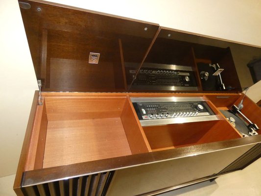 Meuble Radio GRUNDIG Vintage – FM Et Pick-up – Bon état Cosmétique – Pour Restauration