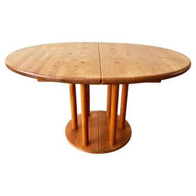 Beech extendable dining table discount