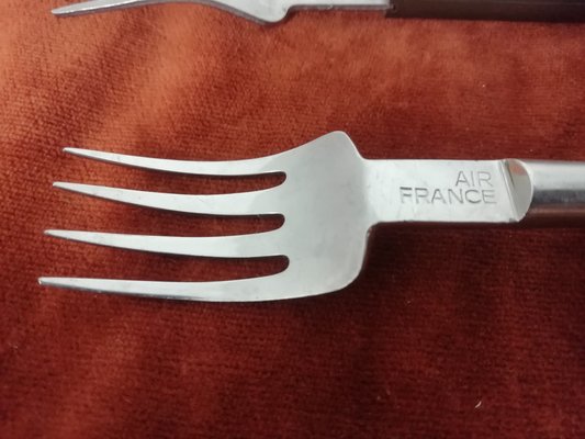 Air France Concorde Cutlery by Raymond Loewy, 1960s, Set of 5 for