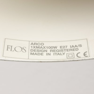 Italian Arco Floor Lamp by Achille & Pier Giacomo Castiglioni for