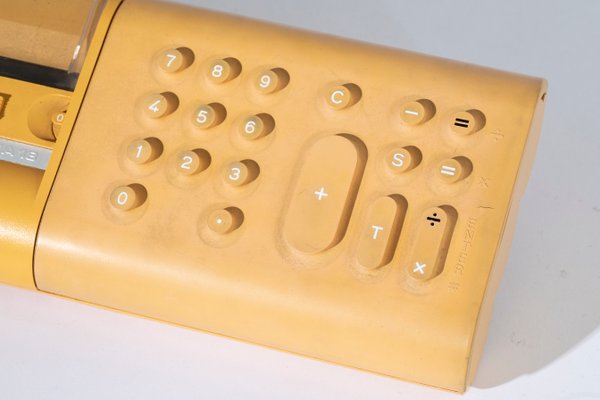 Rare Calculatrice Olivetti Divissuma 35 - Design Mario Bellini, 1980