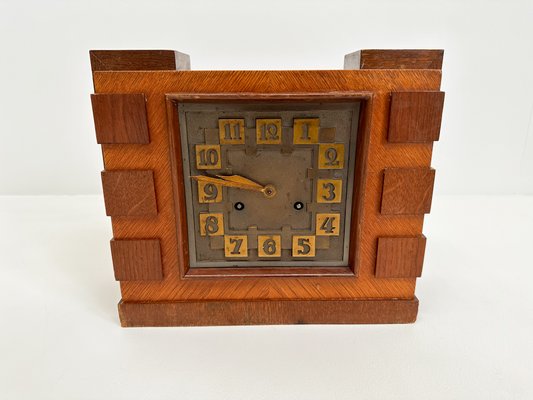 20s 30s vintage art deco table clock