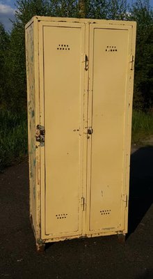 Vintage Industrial Metal Locker 1930s For Sale At Pamono