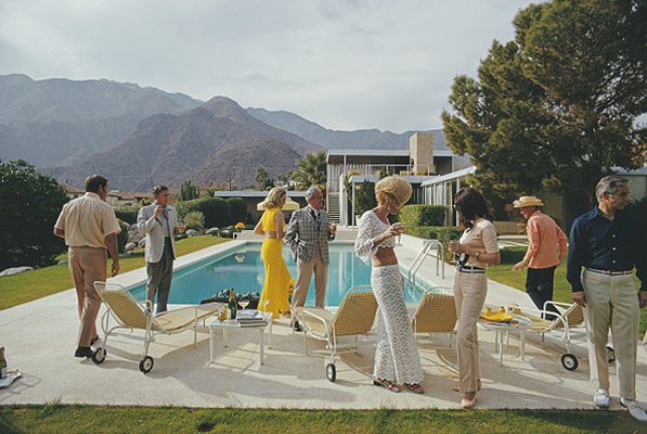 Slim Aarons, Poolside Style, Limited Edition Estate Stamped