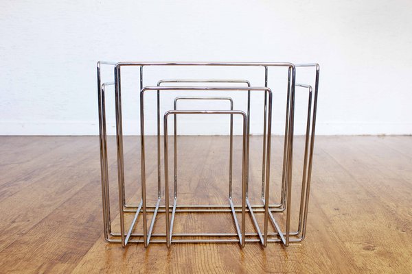 Magazine Rack attributed to Willi Glaeser for Tmp, 1980s for sale