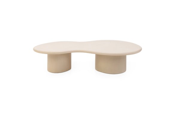 Organic Shaped Natural Plaster Coffee Table by Isabelle Beaumont