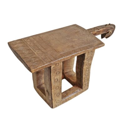 Dogon Plank Stool with Zoomorphic Head Dogon Plank Stool with Zoomorphic Head