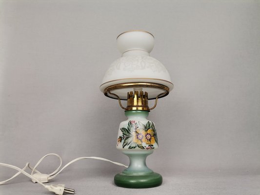 Portuguese Farmhouse Hurricane Gone with the Wind Hand Painted