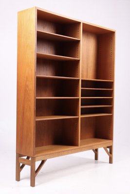 Vintage Danish Oak Bookcase by Borge Mogensen for FDB 1960s