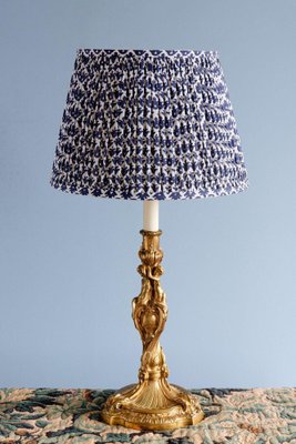 French Louis XV Gilt Bronze Table Lamp, 1800s for sale at Pamono
