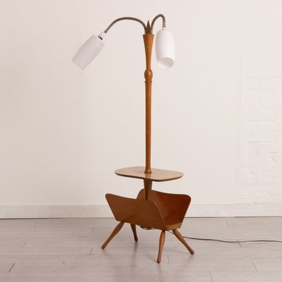 Mid-Century Double Shade Floor Lamp, 1960s for sale at Pamono