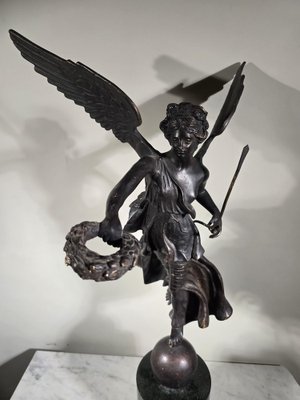 Bronze Sculpture Winged Victory of the Grand Tour Era, 1860s for