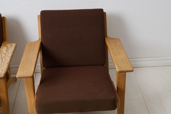 Set of Modern Scandinavian Model Ge-290 Armchairs attributed to