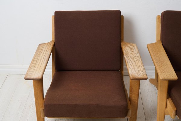 Set of Modern Scandinavian Model Ge-290 Armchairs attributed to