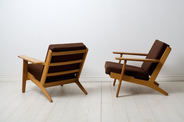 Set of Modern Scandinavian Model Ge-290 Armchairs attributed to