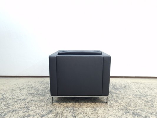 500 Leather Chair in Gray by Norman Foster for Walter Knoll for 