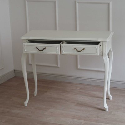 Vintage Console Table in White for sale at Pamono 