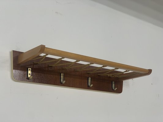 Mid-Century Coat Rack in Wood for sale at Pamono
