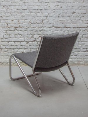 Vintage Chrome Tubular Steel Lounge Chairs, 1964, Set of 6