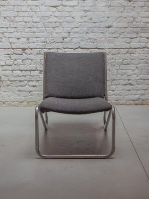 Vintage Chrome Tubular Steel Lounge Chair, 1964 for sale at Pamono