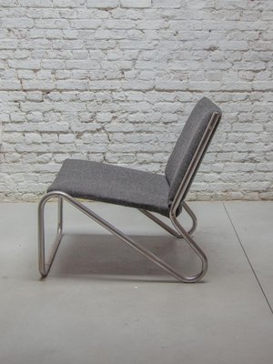 Vintage Chrome Tubular Steel Lounge Chairs, 1964, Set of for
