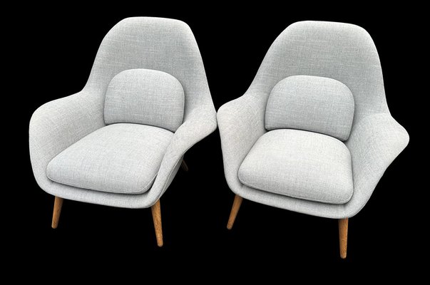 Swoon Chairs by Space Copenhagen for Fredericia 2015 Set of 2 for sale at Pamono