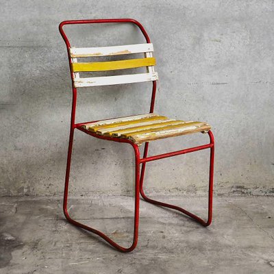 Old fashioned metal chairs sale