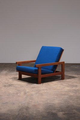 GE421 Getama Oak Armchair with Adjustable Backrest by Hans J