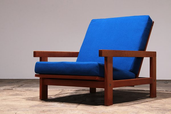 GE421 Getama Oak Armchair with Adjustable Backrest by Hans J