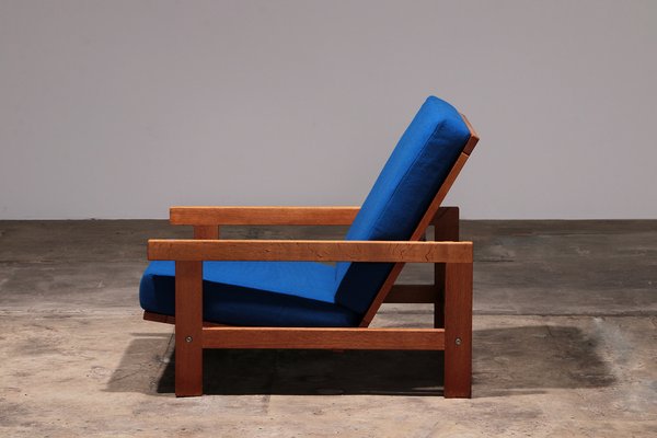 GE421 Getama Oak Armchair with Adjustable Backrest by Hans J
