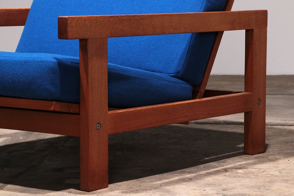 GE421 Getama Oak Armchair with Adjustable Backrest by Hans J