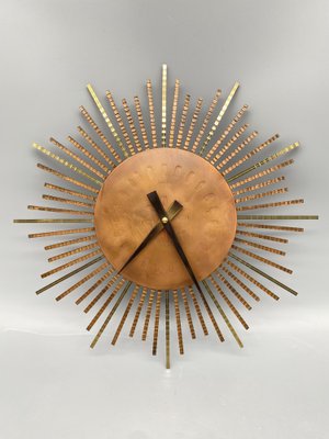 1950〜1960 UNITED Sunburst Clock 50s 60s