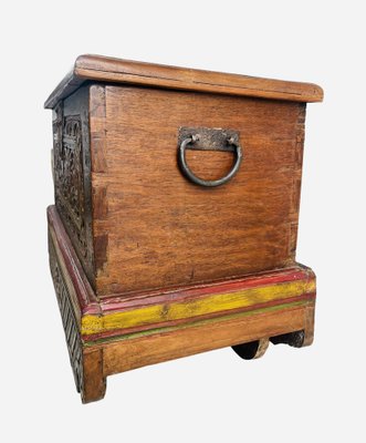 Painted Indonesian Madura Chest - 19th Century Painted Indonesian Madura Chest - 19th Century