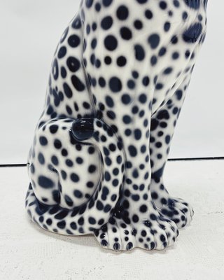 Snow Leopard Ceramic Figurine from Ceramiche Boxer for sale at Pamono
