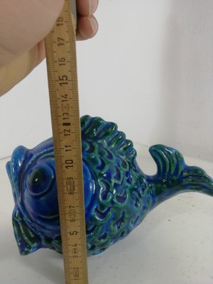 Ceramic Fish by Aldo Londi for Bitossi, Italy, 1960s for