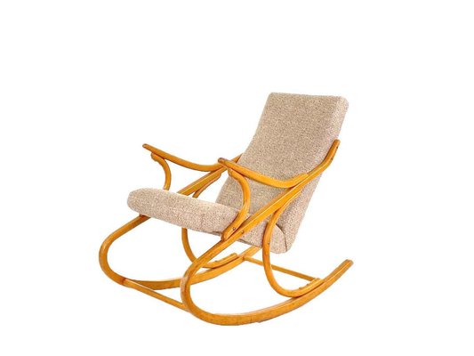 Vintage Rocking Chair by Michael Thonet for Ton