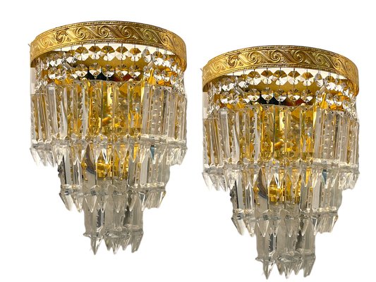 Crystal sconces for sale new arrivals