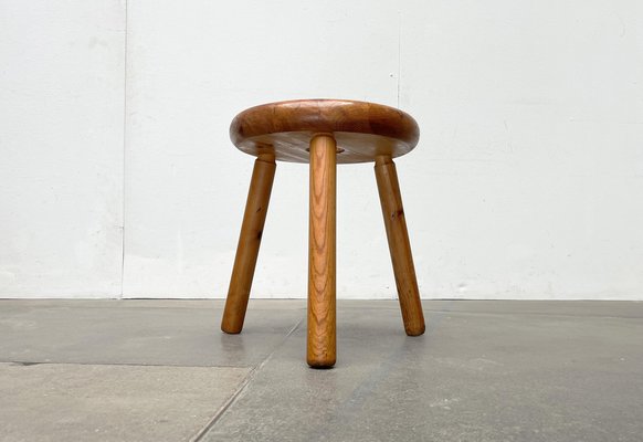 Mid-Century Pinewood Sauna Stool by Bertel Gardberg for Artek