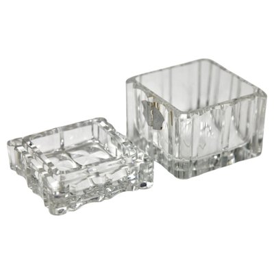 Crystal Set from Val Saint Lambert, Belgium, 1950s, Set of 3 for